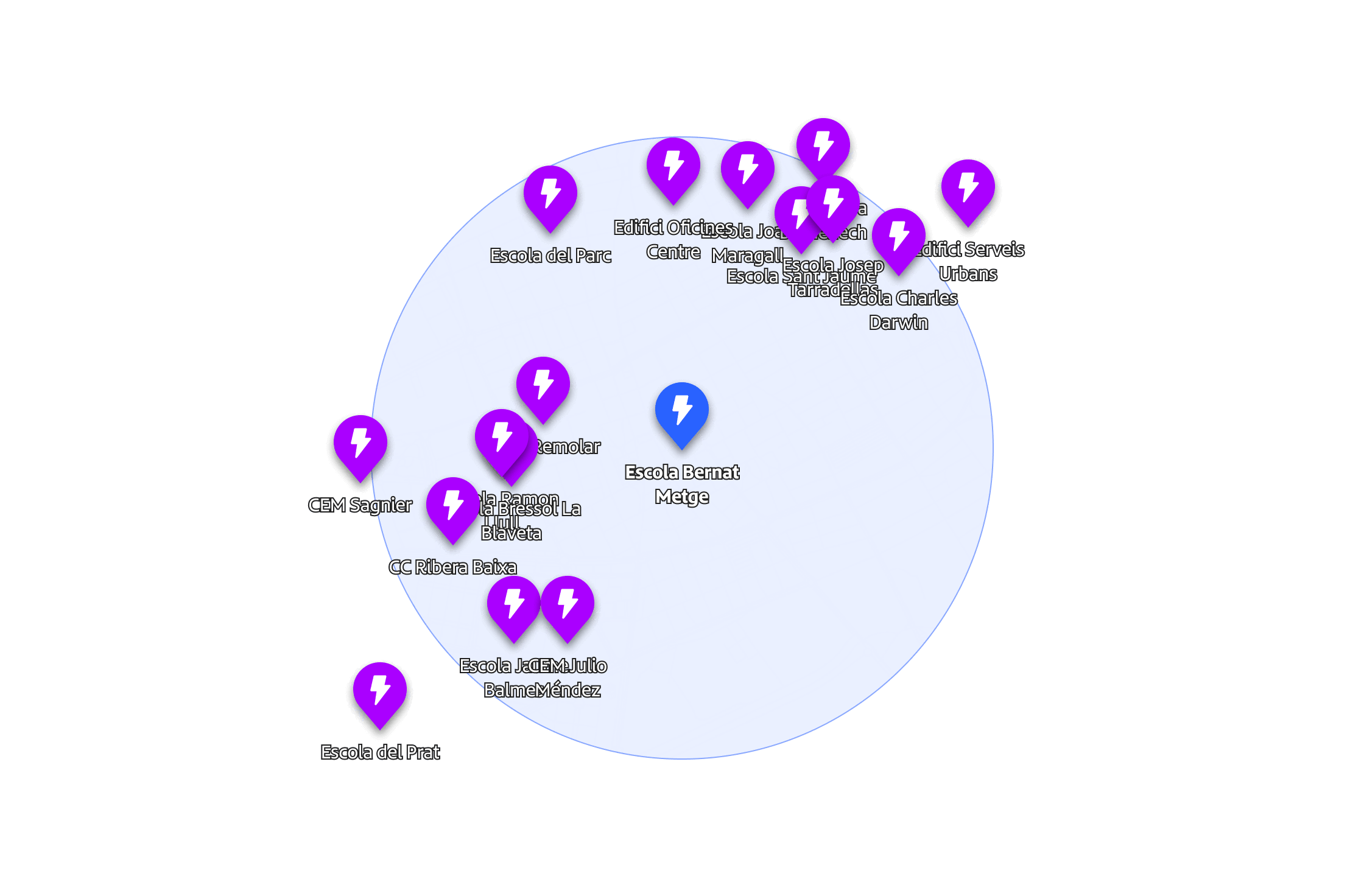 Mapa de punts de connexió